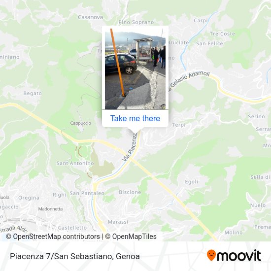 Piacenza 7/San Sebastiano map