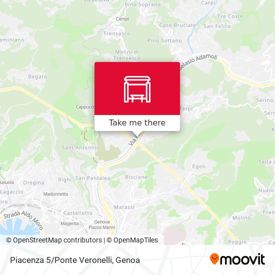 Piacenza 5/Ponte Veronelli map
