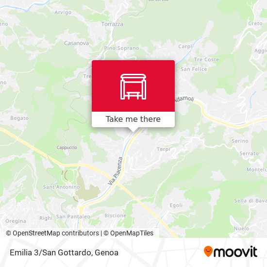 Emilia 3/San Gottardo map