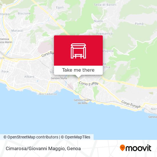 Cimarosa/Giovanni Maggio map
