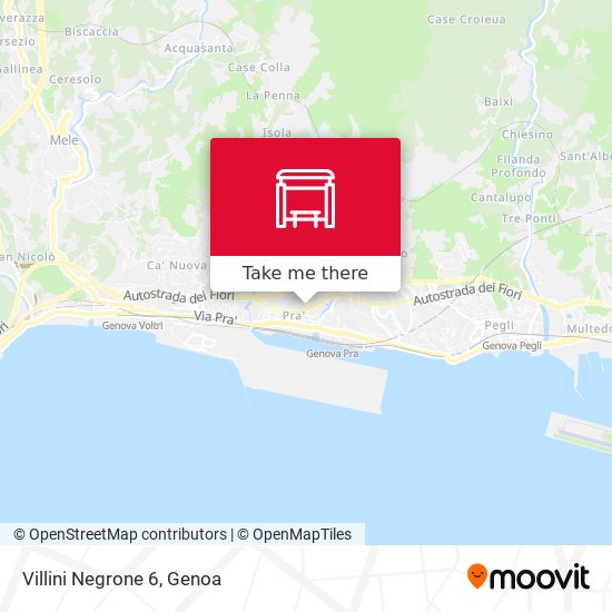 Villini Negrone 6 map