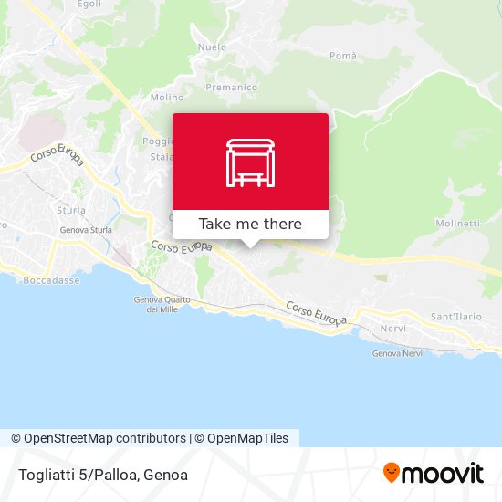 Togliatti 5/Palloa map