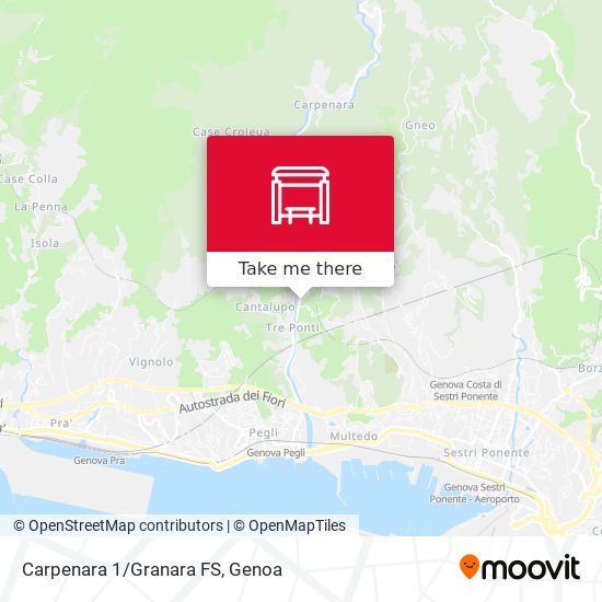Carpenara 1/Granara FS map