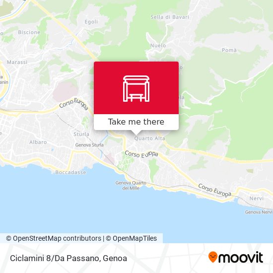 Ciclamini 8/Da Passano map