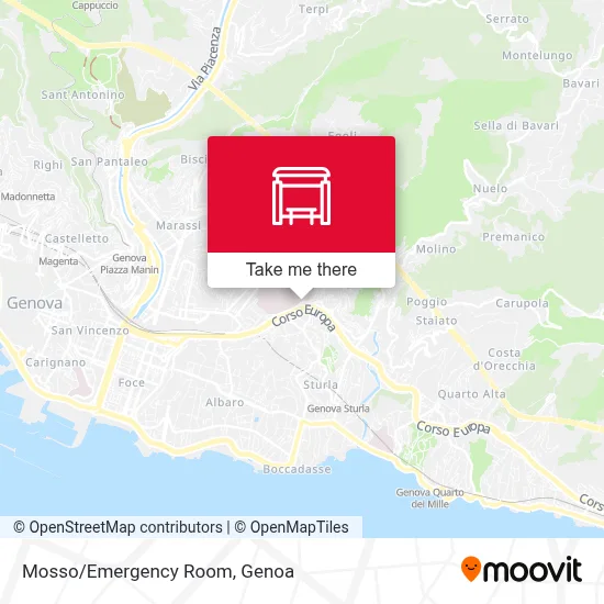 Mosso/Emergency Room map