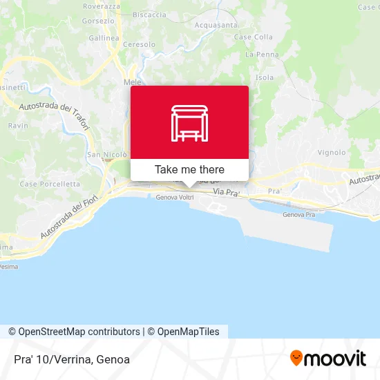 Pra' 10/Verrina map