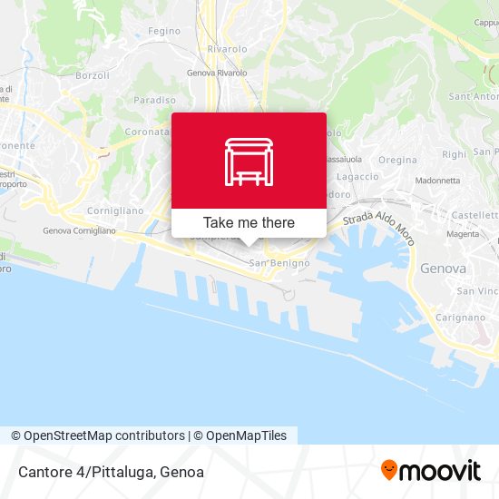 Cantore 4/Pittaluga map