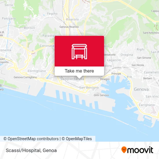 Scassi/Hospital map