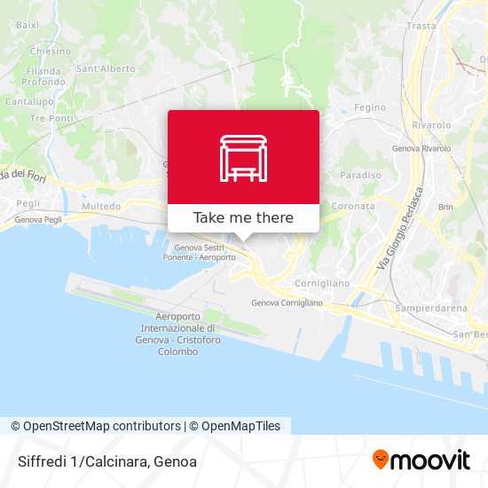 Siffredi 1/Calcinara map