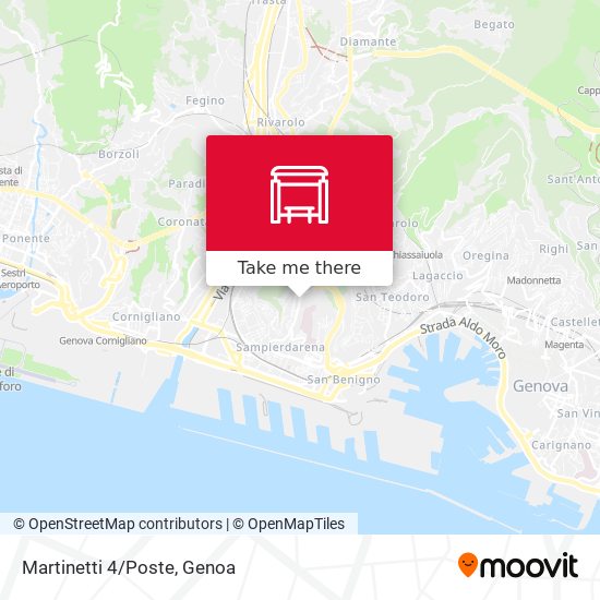 Martinetti 4/Poste map