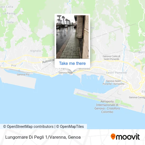 Lungomare Di Pegli 1/Varenna map