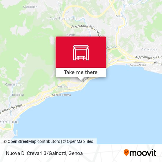 Nuova Di Crevari 3/Gainotti map