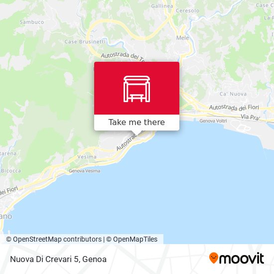 Nuova Di Crevari 5 map