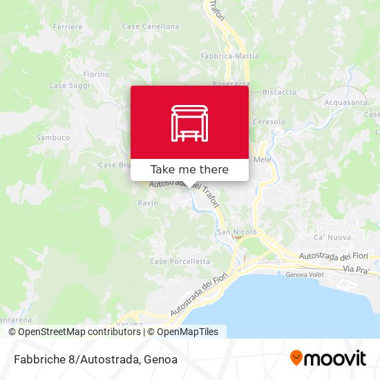 Fabbriche 8/Autostrada map
