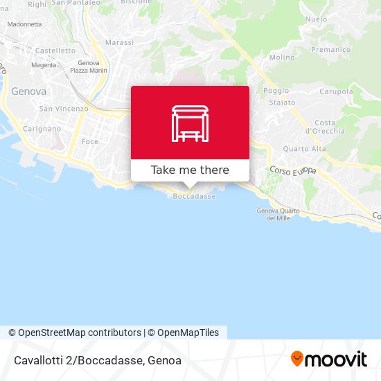 Cavallotti 2/Boccadasse map