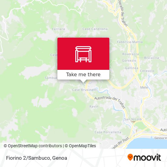 Fiorino 2/Sambuco map