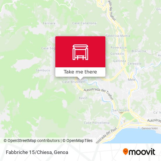 Fabbriche 15/Chiesa map