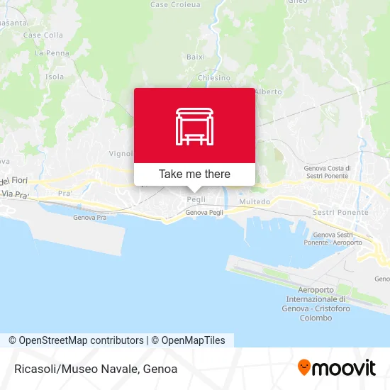 Ricasoli/Naval Museum map