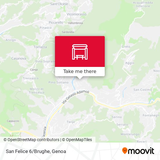 San Felice 6/Brughe map