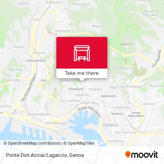 Ponte Don Acciai/Lagaccio map