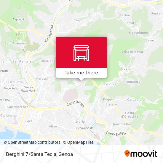 Berghini 7/Santa Tecla map
