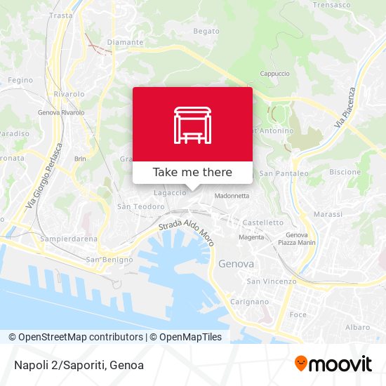 Napoli 2/Saporiti map