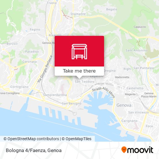 Bologna 4/Faenza map