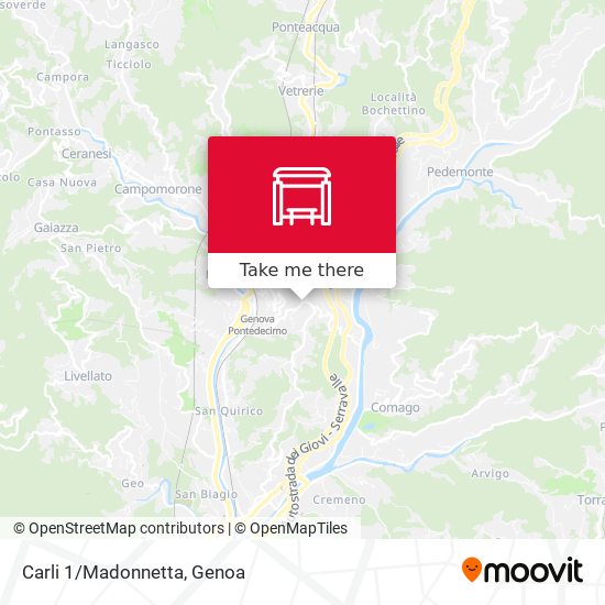 Carli 1/Madonnetta map