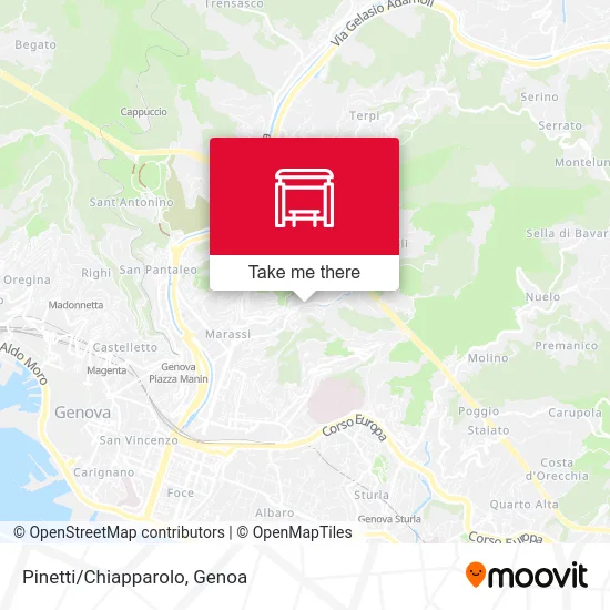 Pinetti/Chiapparolo map