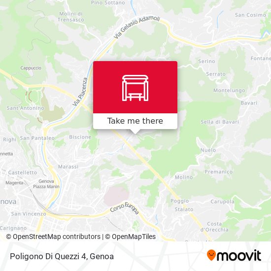 Poligono Di Quezzi 4 map