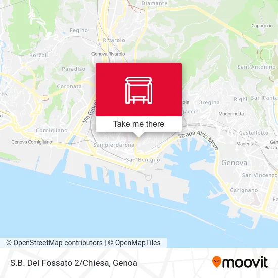 S.B. Del Fossato 2/Church map