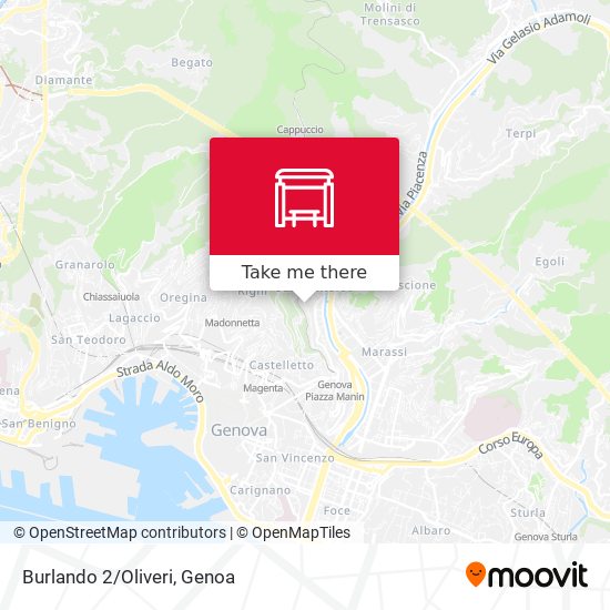 Burlando 2/Oliveri map