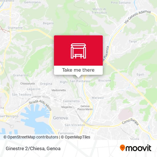 Ginestre 2/Chiesa map