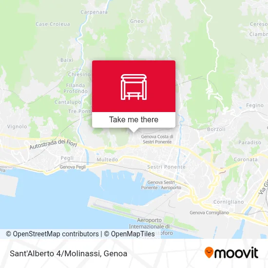 Sant'Alberto 4/Molinassi map