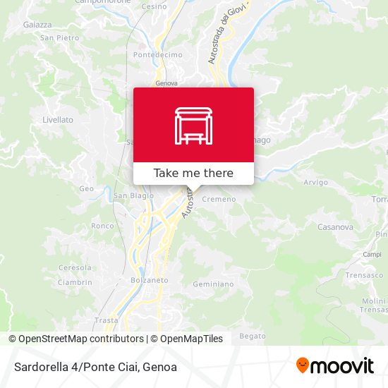 Sardorella 4/Ponte Ciai map