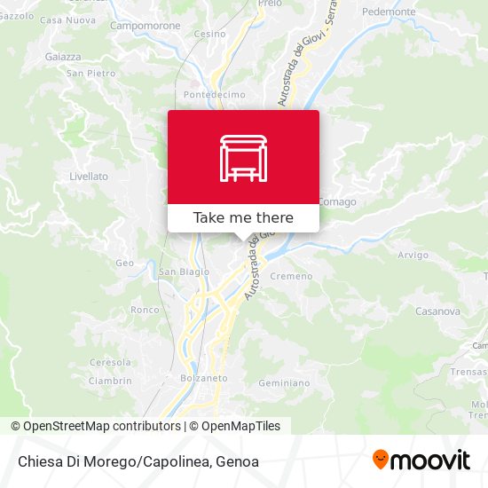 Chiesa Di Morego/Capolinea map