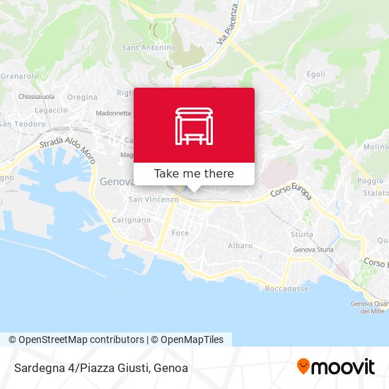 Sardegna 4/Piazza Giusti map