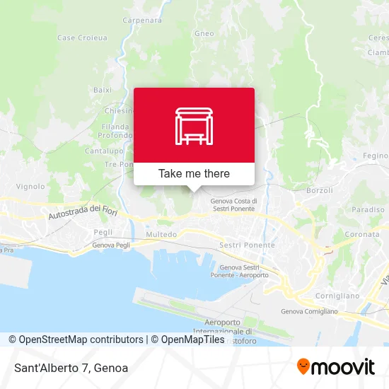 Sant'Alberto 7 map