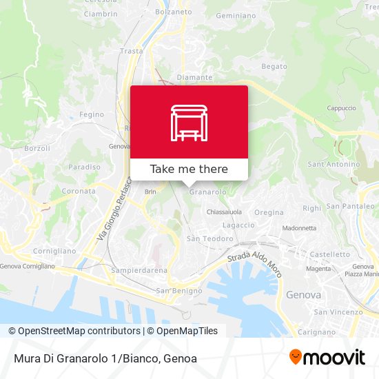 Mura Di Granarolo 1/Bianco map