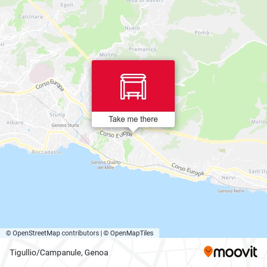 Tigullio/Campanule map