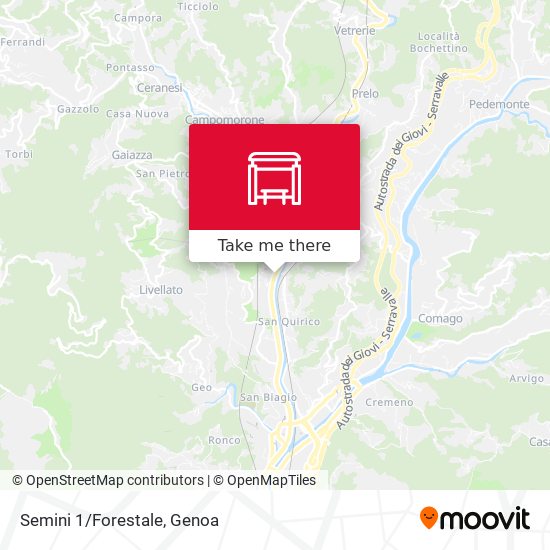 Semini 1/Forestale map