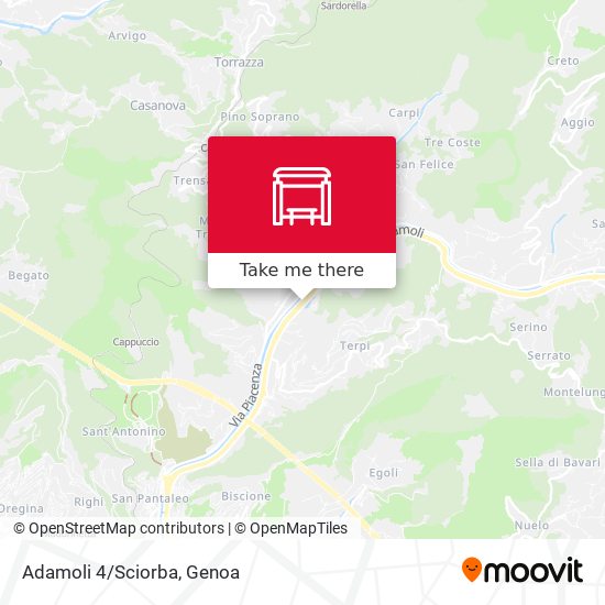 Adamoli 4/Sciorba map