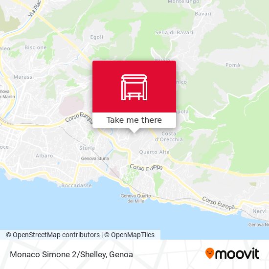 Monaco Simone 2/Shelley map