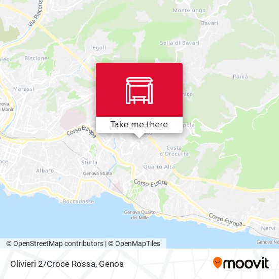 Olivieri 2/Croce Rossa map
