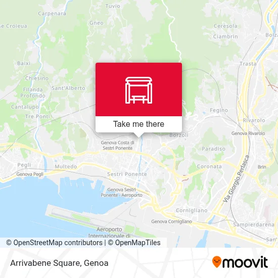 Arrivabene Square map