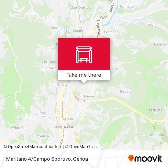 Maritano 4/Campo Sportivo map