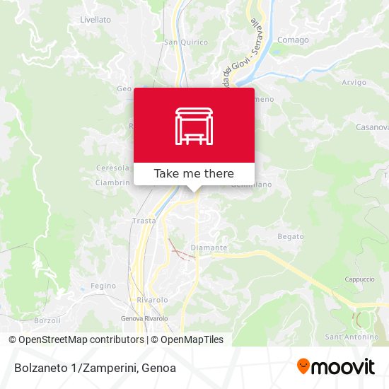 Bolzaneto 1/Zamperini map
