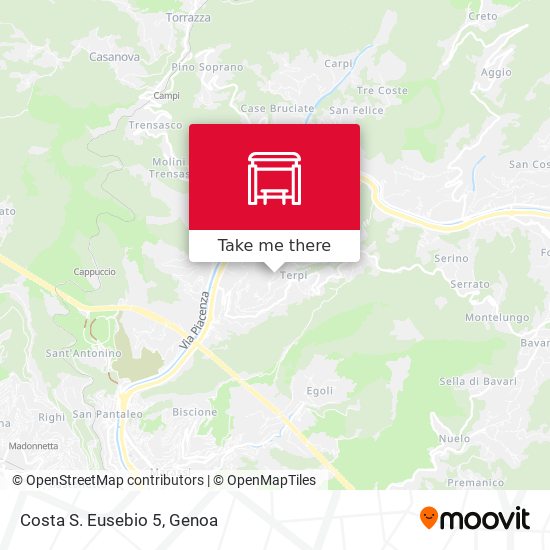 Costa S. Eusebio 5 map