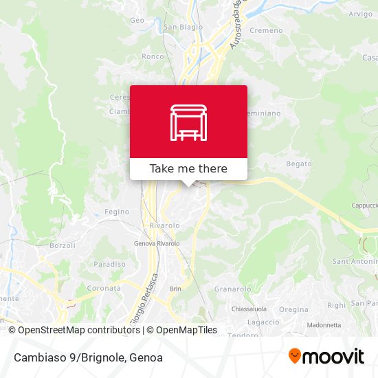 Cambiaso 9/Brignole map