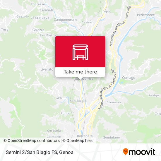 Semini 2/San Biagio FS map